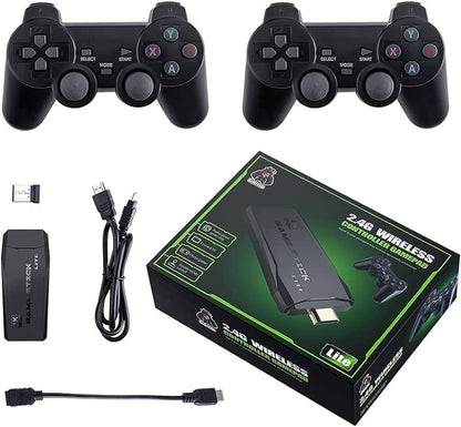 Videogame 10 mil jogos 2 Controles Sem Fio Console Original Portatil